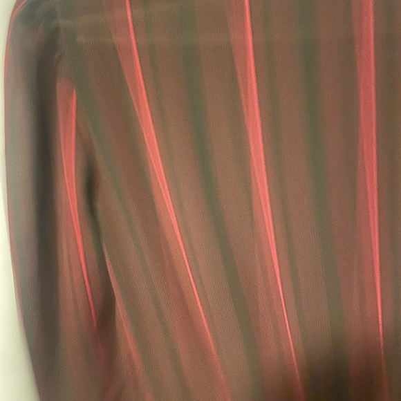 Elegant pink and black Striped Dress - Picture 5 of 5